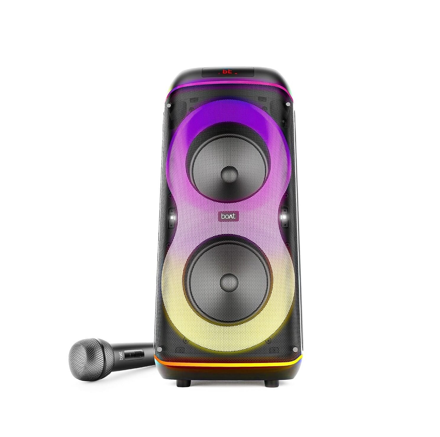 boAt 2026 Launch PartyPal 390 Plus, Karaoke Auto-Tuner, 160W Output (Onyx Black)