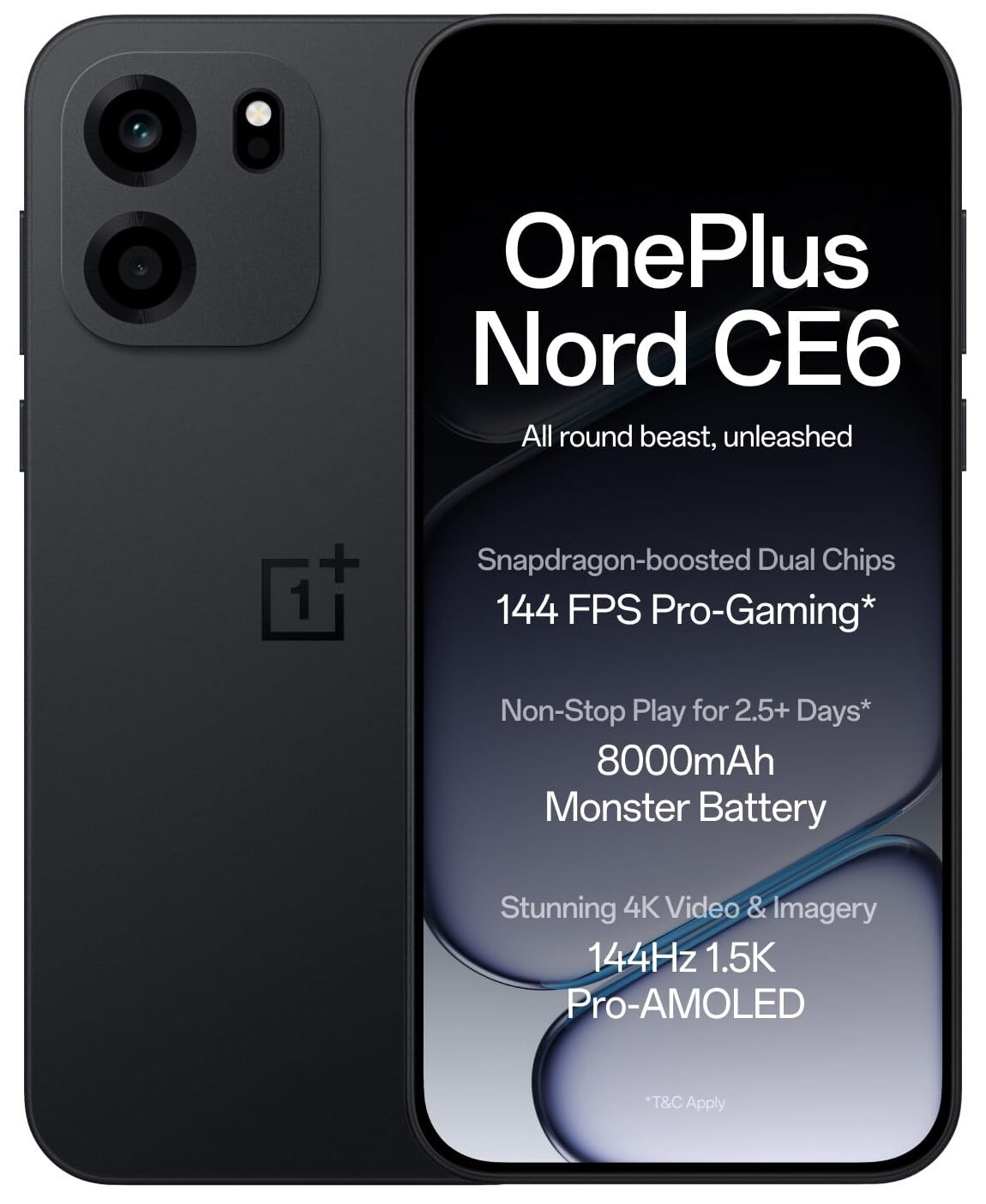 OnePlus Nord CE6 | 8GB+128GB | Pitch Black